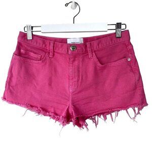 Current/Elliott The Boyfriend Jean Shorts Fandango Pink 27